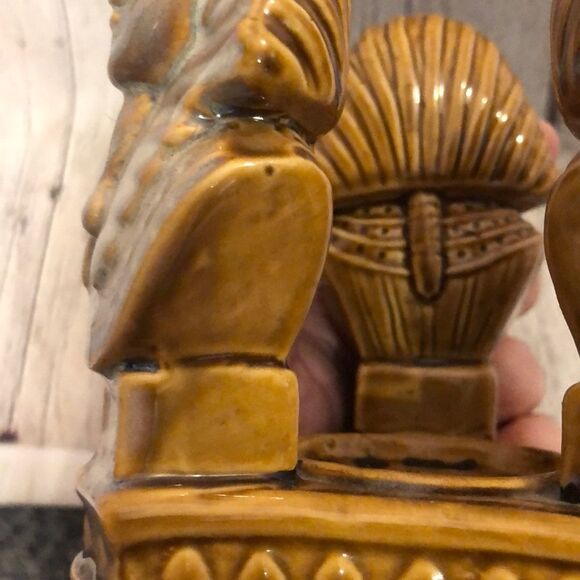 Egyptian King Tut Masks Ceramic Candle Holder - Picture 9 of 11